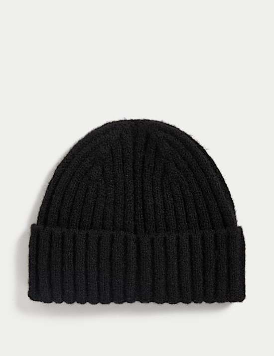 Bonnet enfants en maille côtelée (jusqu’au 13 ans)