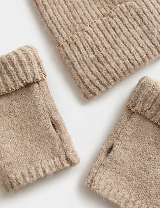 Kids’ Glitter Hat, Scarf & Gloves Set (1-13 Yrs)