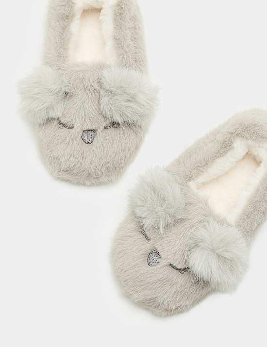 Kids' Animal Elastic Back Slippers (4 Small - 2 Large)