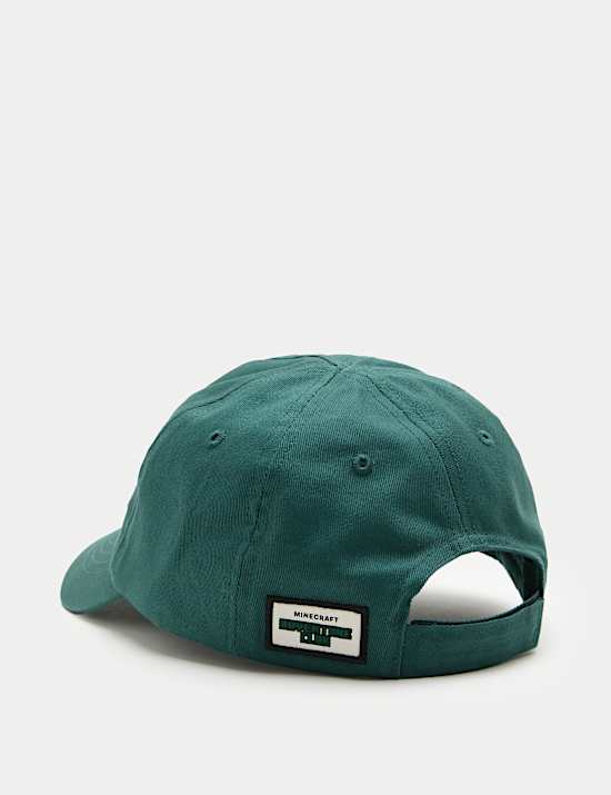 Kids Pure Cotton Minecraft&trade; Cap (3-13 Yrs)