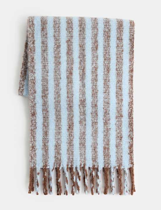Chunky Striped Fashion Scarf (6-13 Yrs)