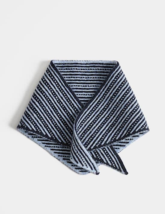 Kids Triangle Striped Scarf