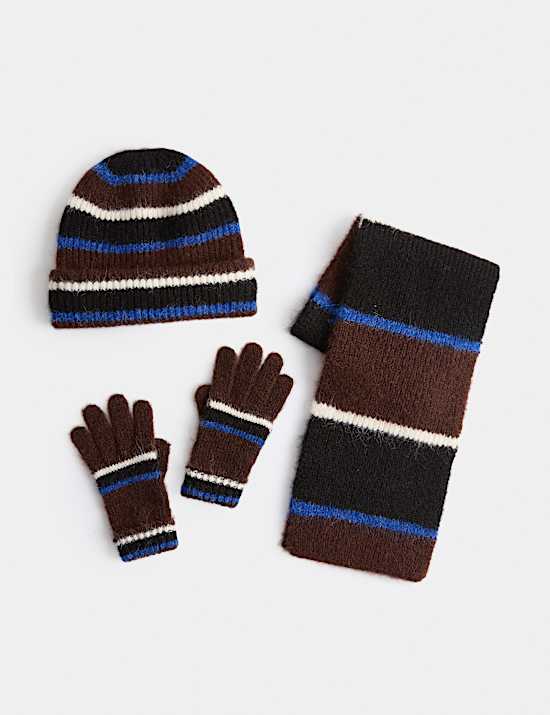 3pk Striped Hats