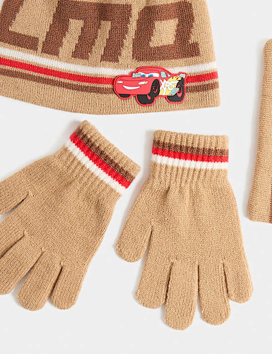 3pk Cars&trade; Hat, Scarf & Glove Set