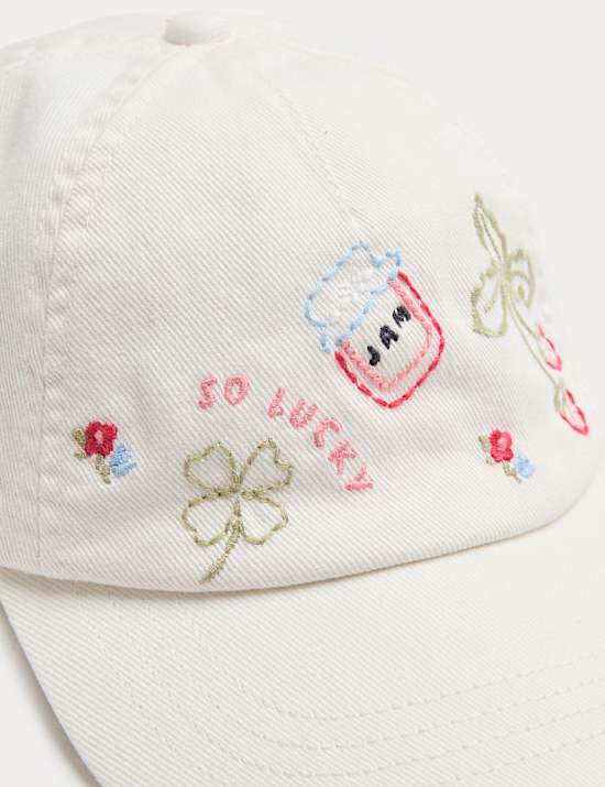 Kids' Embroidered Jam Design Cap (3-13 Yrs)