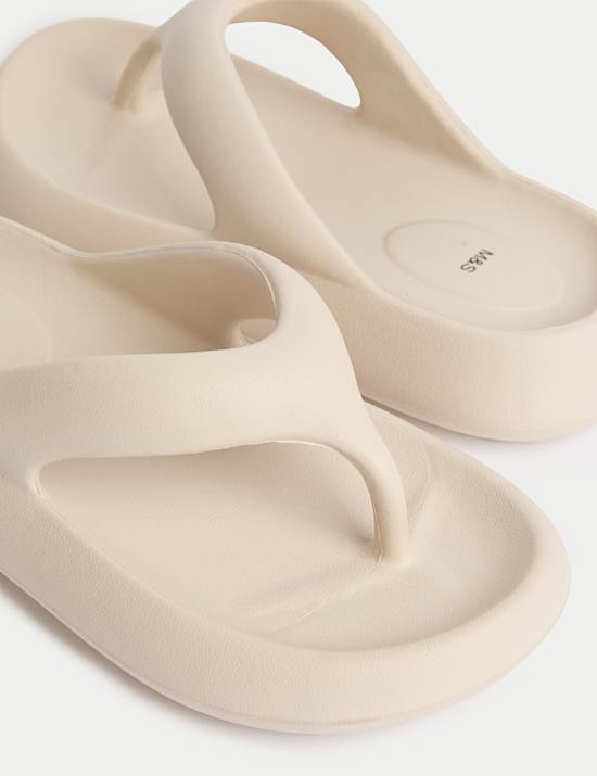 Kids' Plain Chunky Flip Flops (1 Large - 6 Large)