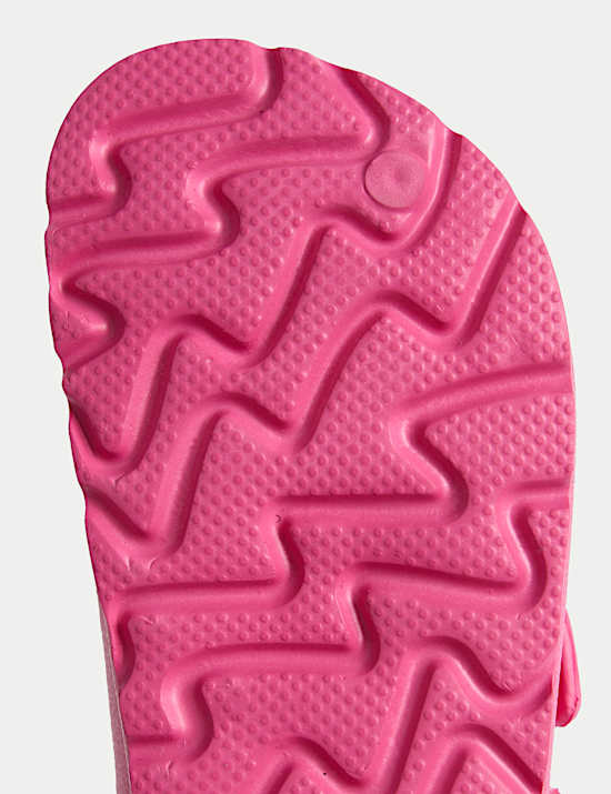 Kids' Plain Buckle Footbed Sandals (4 Small - 2 Large)