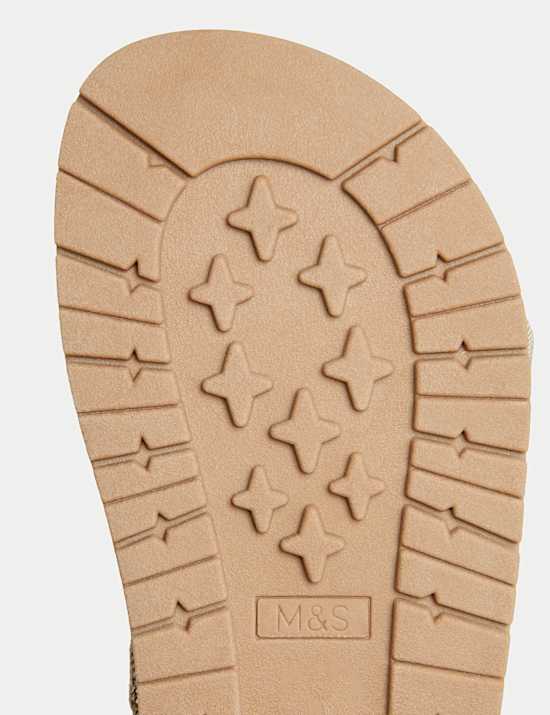 Kids' Shimmer Footbed Sandals (4 Small-2 Large)