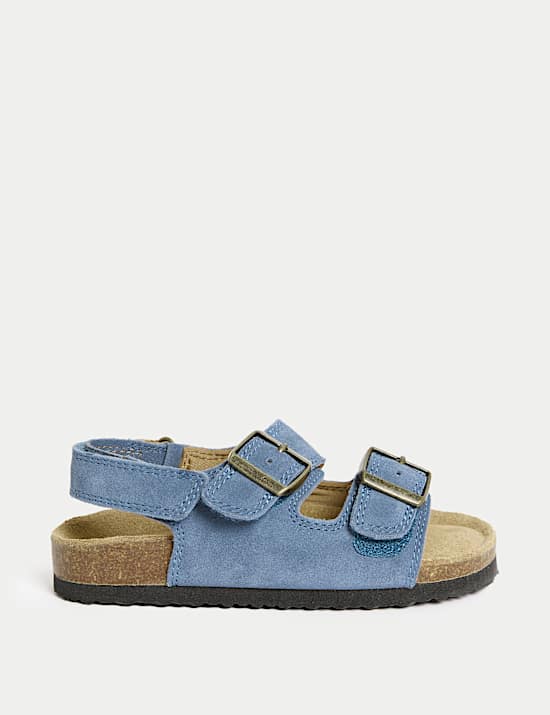 Kindersandalen met leren voetbed (maat 20,5-34,5)