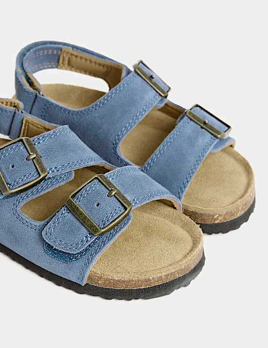 Kids' Leather Footbed Sandals (4 Small - 2 Large)