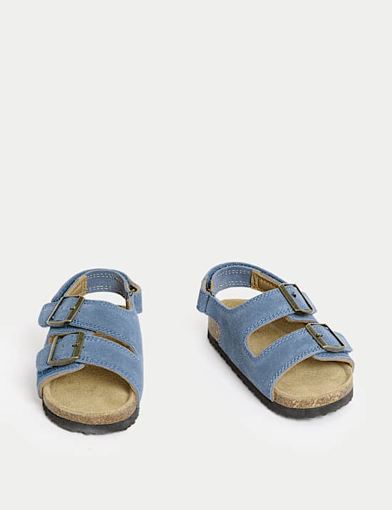 Kids' Leather Footbed Sandals (4 Small - 2 Large)