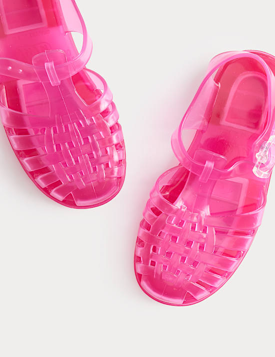 Kids' Shiny Fisherman Jelly Shoes (4 Small - 2 Large)