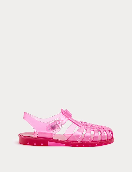 Kids' Shiny Fisherman Jelly Shoes (4 Small - 2 Large)