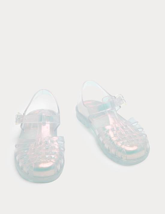 Kids' Shiny Fisherman Jelly Shoes (4 Small - 2 Large)