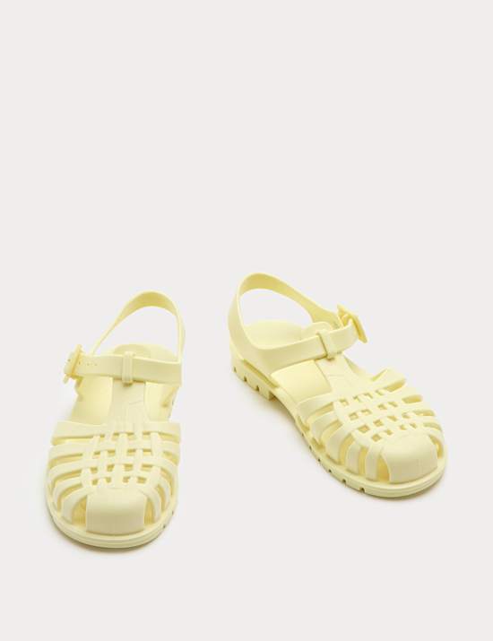 Kids' Plain Matte Jelly Sandals (4 Small - 2 Large)
