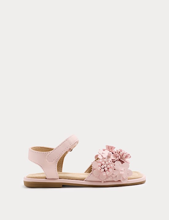 Kids Flower Strap Sandals (4 Small-2 Large)