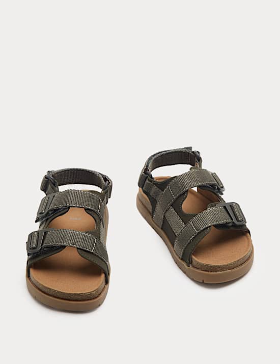 Kids' Sporty Riptape Sandals (4 Small - 2 Large)