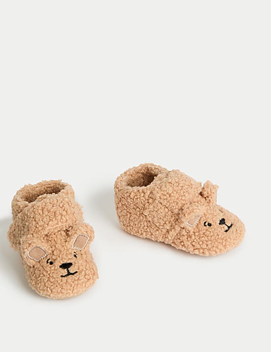 Kinderwagenschuhe für Babys mit Spencer Bear™ Motiv (0–18 M.)