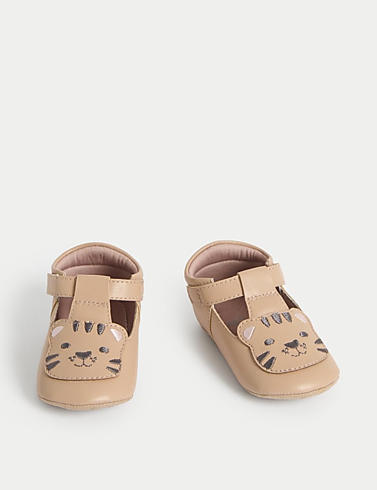 Baby Tiger Riptape T Bar Shoes (0-18 Mths)