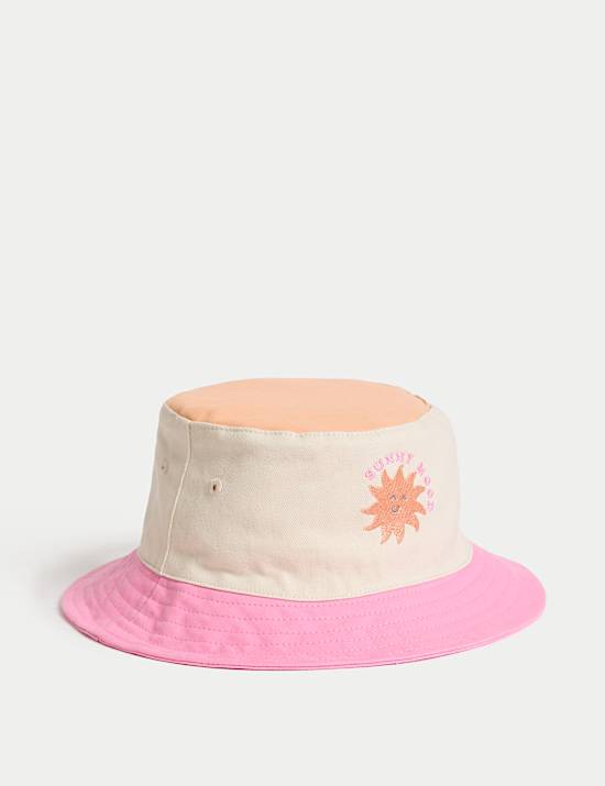 Kids Colour Block Bucket Hat (3-13 Yrs)