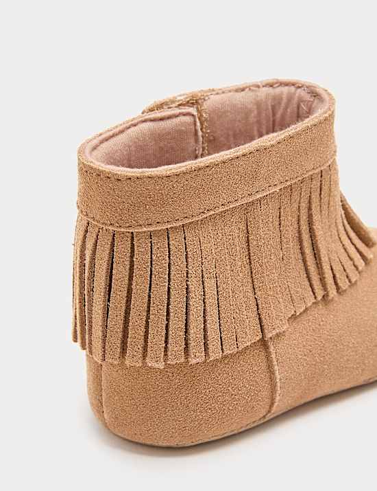Baby Tassel Western Pram Boots (0-18 Months)