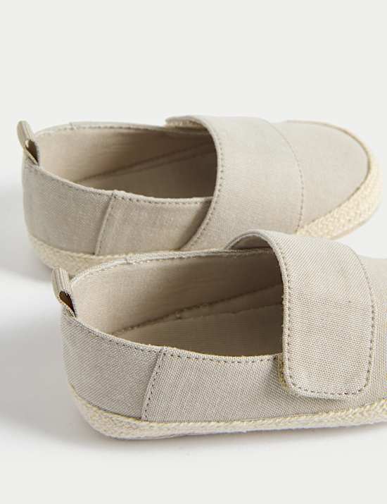 Baby Espadrille Pram Shoes (0-18 Mths)