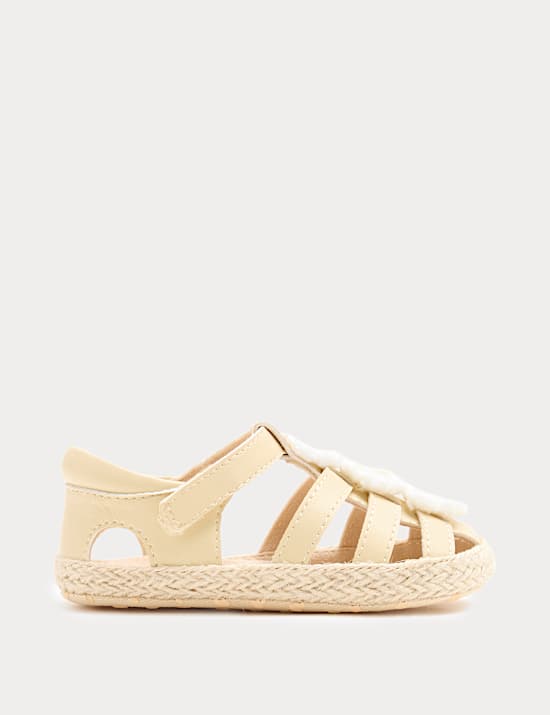 Baby Flower Fisherman Pram Sandals (0-18 Months)