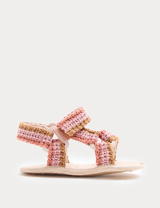 Baby Crochet Trekker Pram Sandals (0-18 Mths)