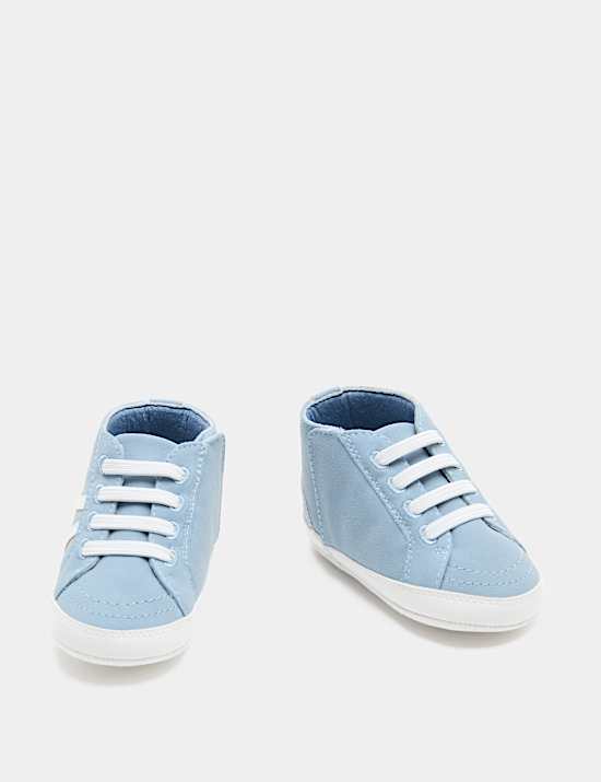 Baby Canvas Riptape Pram Trainers (0-18 Mths)