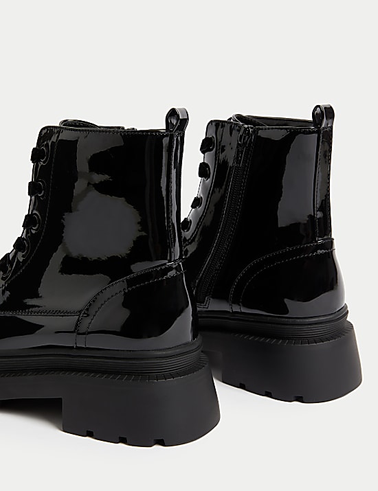 Kids' Patent Freshfeet&trade; Boots (1 Large - 6 Large)