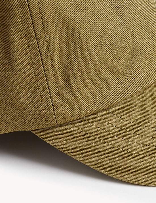 Kids' Pure Cotton Plain Baseball Cap (12 Mths-13 Yrs)