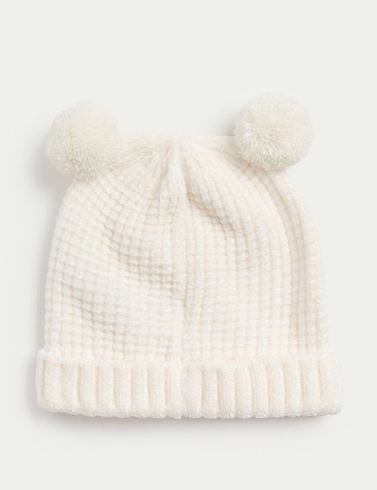 Kids' Double Pom Winter Hat (0-3 Yrs)