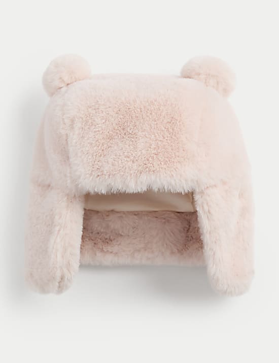 Kids' Faux Fur Winter Hat (0-3 Yrs)