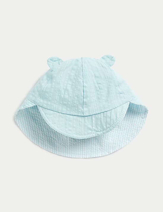Kids' Pure Cotton Reversible Sun Hat (1-6 Yrs)