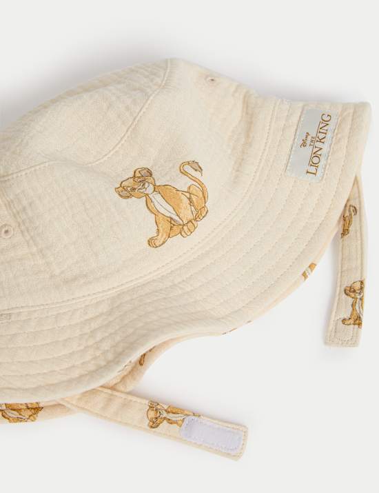 Chapeau de soleil enfant 100 % coton &agrave; motif Lion King&trade; (jusqu&rsquo;au 3 ans)