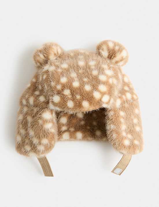 Baby Faux Fur Trapper Hat (0-6 Yrs)