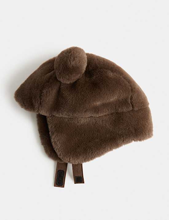 Baby Faux Fur Trapper Hat (0-6 Yrs)