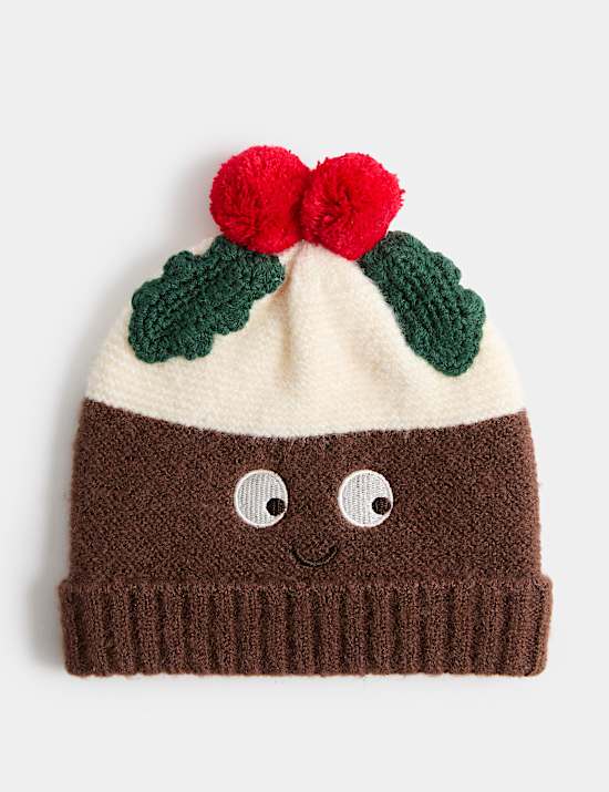 Baby Christmas Pudding Hat (0-3 Yrs)