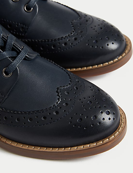 Kids' Leather Brogues (8 Small - 2 Large)