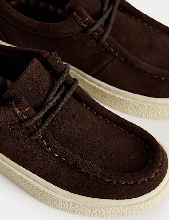 Kids' Apron Front Lace up Shoes (4 Small - 7 Large)