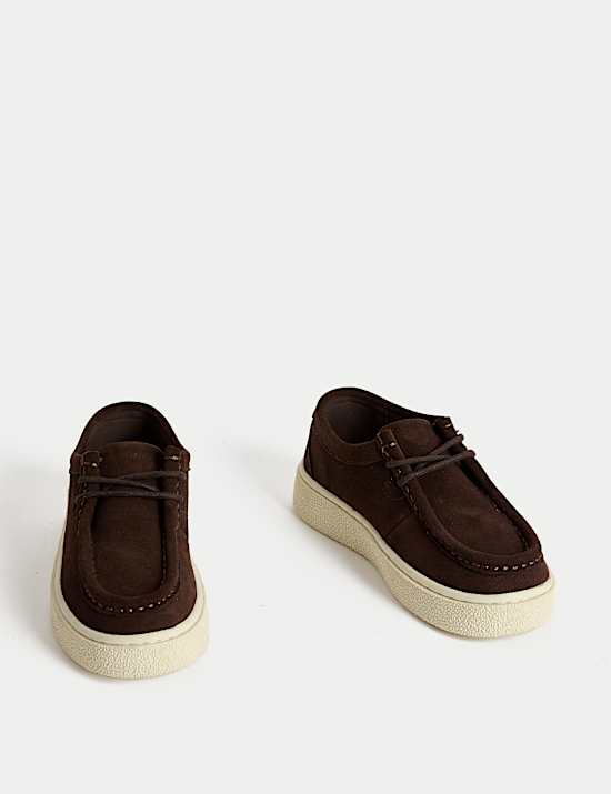 Kids' Apron Front Lace up Shoes (4 Small - 7 Large)