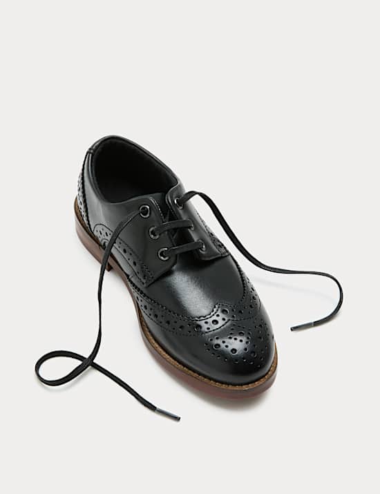 Kids' Leather Lace Up Brogues (8 Small - 7 Large)