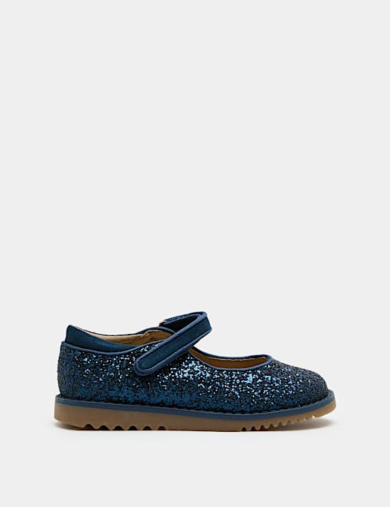 Kids' Glitter Heritage Mary Jane Shoes (4 Small - 2 Large)