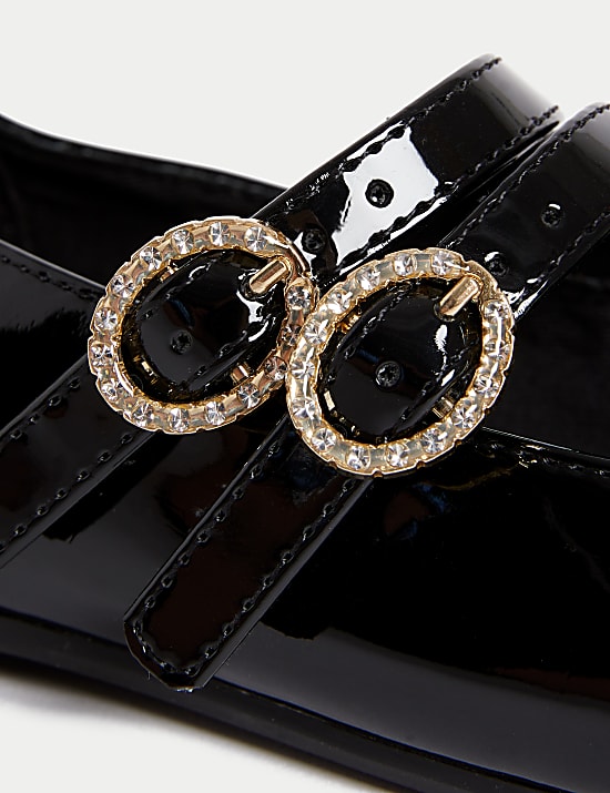 Kids' Patterned Ballet Pumps (1 Large - 6 Large)