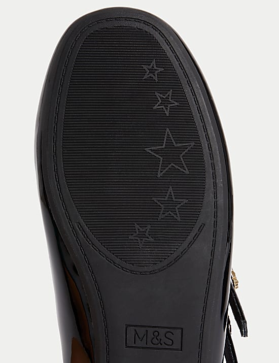 Kids' Patterned Ballet Pumps (1 Large - 6 Large)