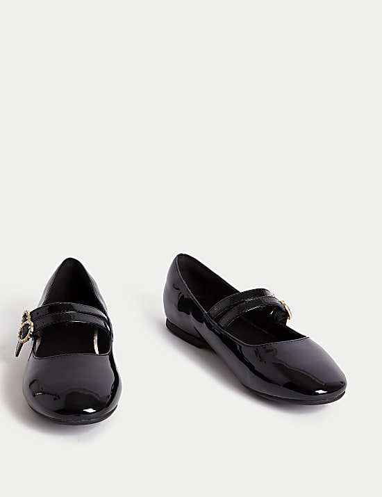 Kids' Patterned Ballet Pumps (1 Large - 6 Large)