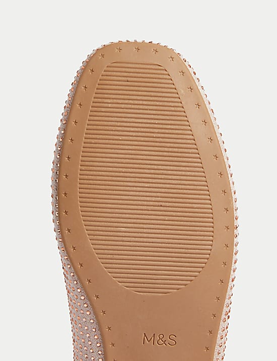 Ballerinas mit Strassbesatz f&uuml;r Kinder (33,5&ndash;39,5)