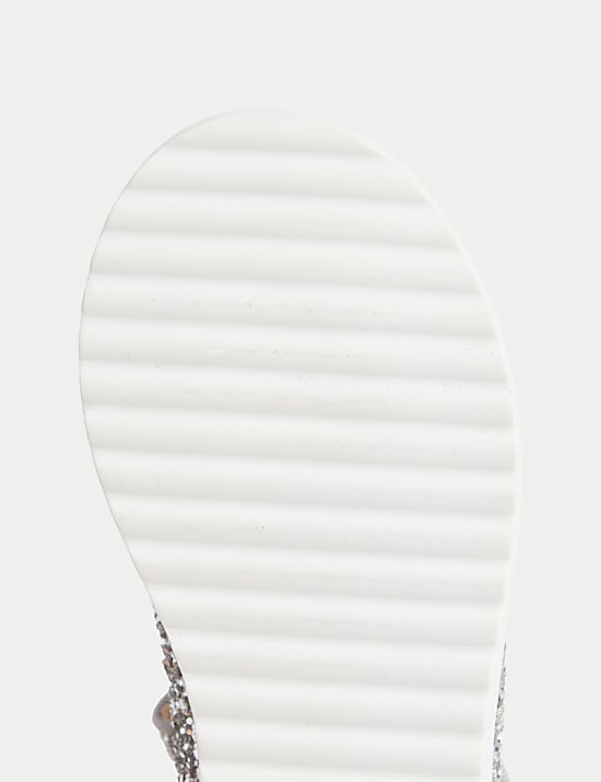 Chaussures Mary Jane pour enfants à paillettes et bande auto-agrippante (du 20,5 au 34,5)