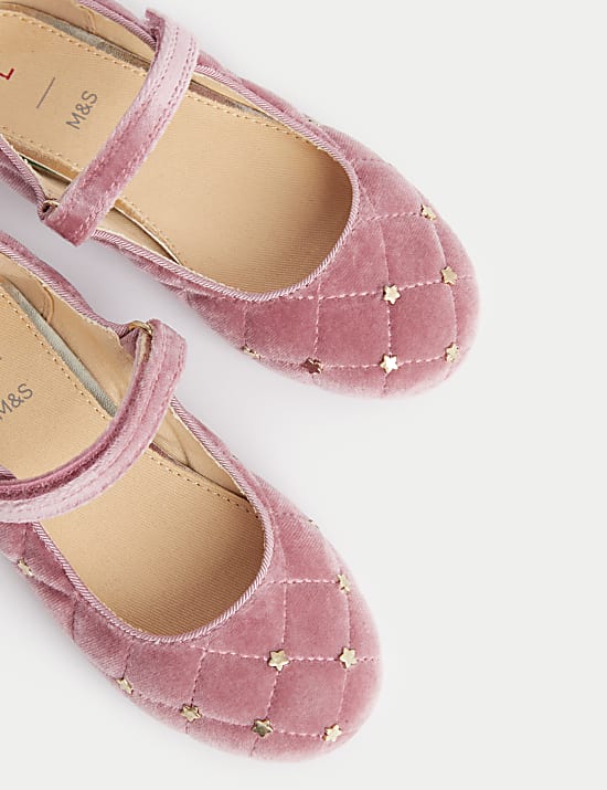 Zapatos infantiles Mary Jane con dise&ntilde;o de estrellas (4&nbsp;peque&ntilde;o-2&nbsp;grande)