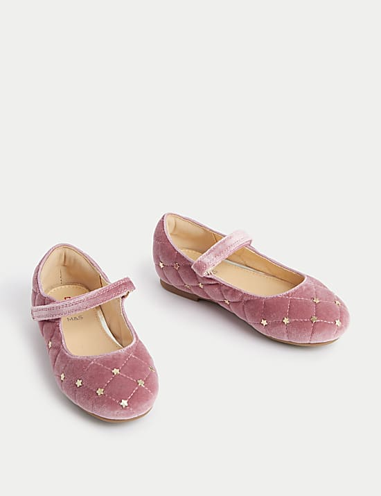 Zapatos infantiles Mary Jane con dise&ntilde;o de estrellas (4&nbsp;peque&ntilde;o-2&nbsp;grande)